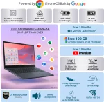 ASUS Chromebook CX14 Intel Celeron Dual Core N4500 - (4 GB/128 GB EMMC Storage/Chrome OS) CX1405CKA-NK0155 |CX1405CKA-S60343 Chromebook (14 Inch, Quiet Blue, 1.4 Kg) - Image 2