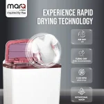 MarQ by Flipkart 6 kg 5 Star Rating Innowash Range Semi Automatic Top Load White, Maroon (MQSA605NNNDM / MQSA60H5W) - Image 2